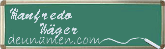 Manfredo Wäger Visitenkarte